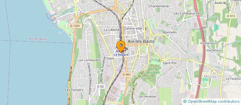 localisation de l'entreprise LE TALMA  AIX LES BAINS