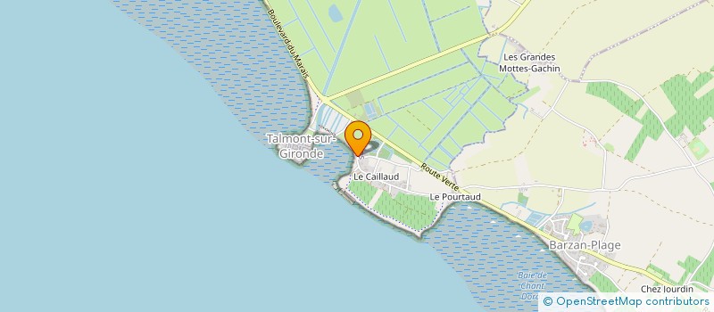 localisation de l'entreprise LE TALMONDAIS  TALMONT-SUR-GIRONDE