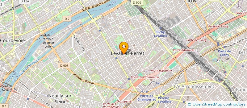 localisation de l'entreprise LE TAMANOIR à LEVALLOIS-PERRET