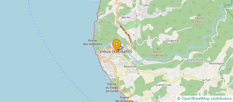 localisation de l'entreprise LE TAMARINIER à VIEUX-HABITANTS