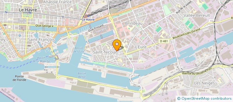 localisation de l'entreprise LE TAMAZA à LE HAVRE