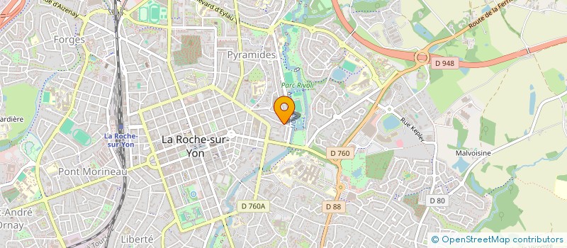 localisation de l'entreprise LE TAMBOUR A BULLES  LA ROCHE-SUR-YON