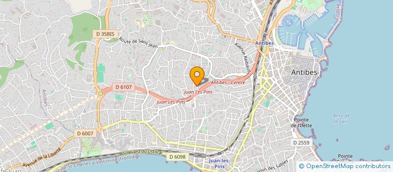 localisation de l'entreprise LE TANAGRA ANTIBES à ANTIBES