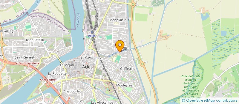 localisation de l'entreprise LE TANARGUE à ARLES