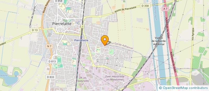 localisation de l'entreprise LE TANDEM à PIERRELATTE