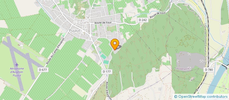 localisation de l'entreprise LE TANDEM  PUJAUT