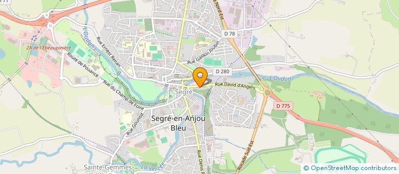 localisation de l'entreprise LE TANDEM à SEGRE-EN-ANJOU BLEU