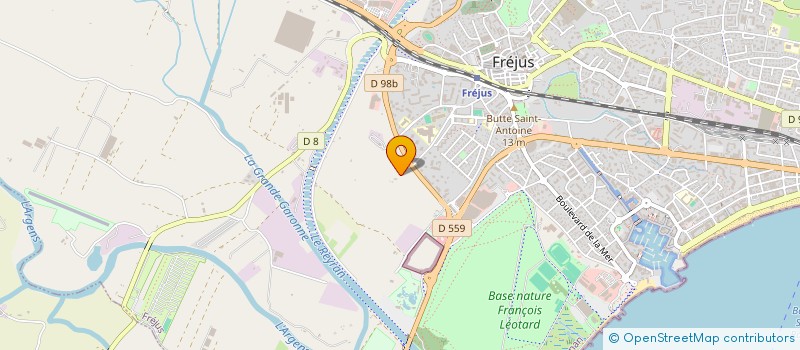 localisation de l'entreprise LE TANDEM à FREJUS
