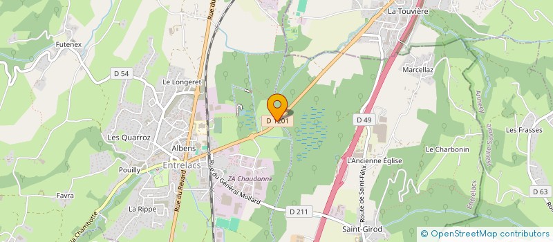 localisation de l'entreprise LE TANDEM  ENTRELACS