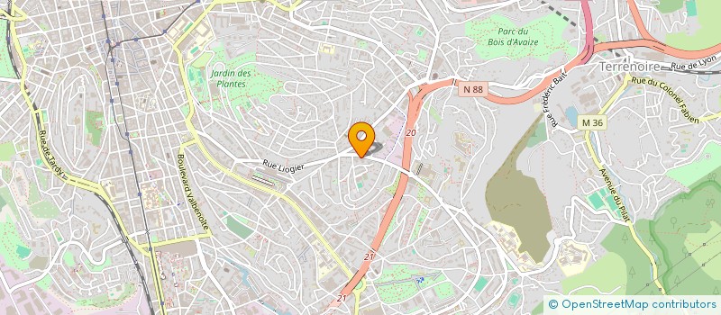 localisation de l'entreprise LE TAO DE LA SAGESSE  SAINT-ETIENNE