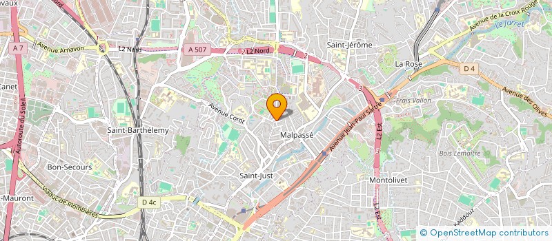 localisation de l'entreprise LE TAOUME  MARSEILLE