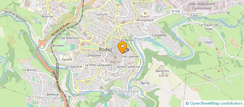 localisation de l'entreprise LE TAPAREL à RODEZ