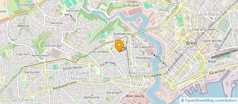 localisation de l'entreprise LE TAPIS à BREST