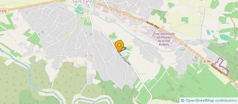 localisation de l'entreprise LE TAPIS ROUGE  SAINT-CANNAT