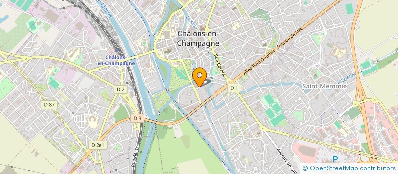 localisation de l'entreprise LE TARAFISTOLE  CHALONS-EN-CHAMPAGNE