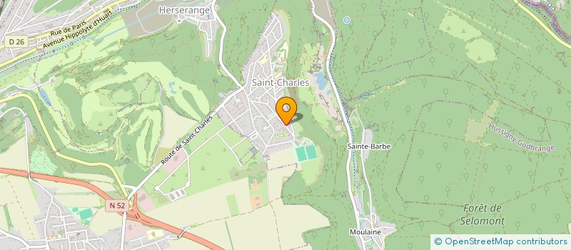 localisation de l'entreprise LE TARGUI  HAUCOURT-MOULAINE