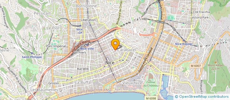 localisation de l'entreprise LE TARMAC à NICE