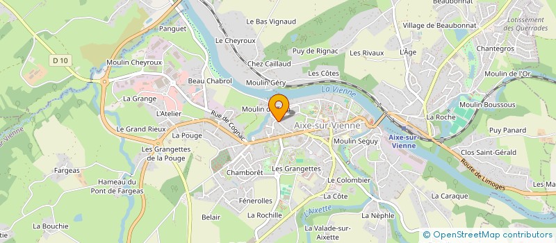 localisation de l'entreprise LE TARN à AIXE-SUR-VIENNE