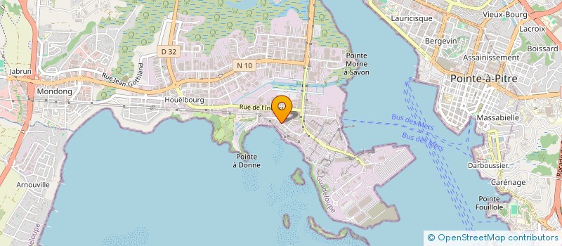 localisation de l'entreprise LE TARPON CARAIBE à BAIE-MAHAULT