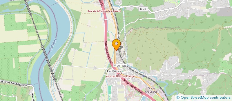 localisation de l'entreprise LE TARSIER  MORNAS