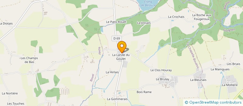 localisation de l'entreprise LE TARTI'NOUS  LA CHAPELLE-BOUEXIC