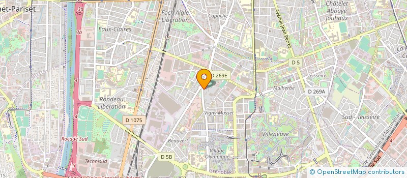 localisation de l'entreprise LE TASSILI à GRENOBLE