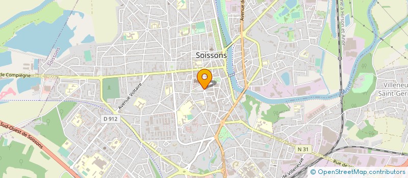 localisation de l'entreprise LE TASSILI à SOISSONS