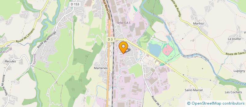 localisation de l'entreprise LE TASSON  ENTRELACS