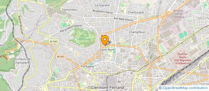 localisation de l'entreprise LE TASTE-VIN CAVE CHATEAUBRIAND  CLERMONT-FERRAND