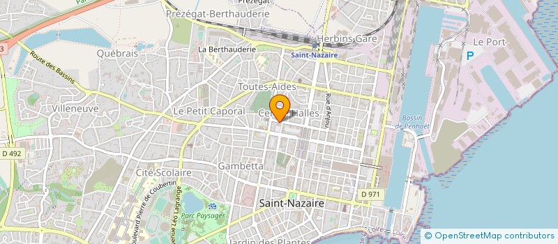 localisation de l'entreprise LE TASTEVIN à SAINT-NAZAIRE