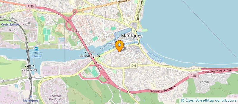 localisation de l'entreprise LE TASTY à MARTIGUES