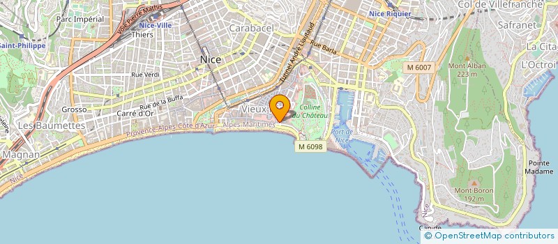 localisation de l'entreprise LE TAUREAU à NICE