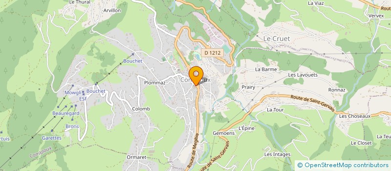 localisation de l'entreprise LE TAVAILLON à COMBLOUX