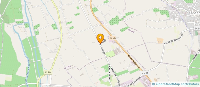 localisation de l'entreprise LE TAVAN  NOVES