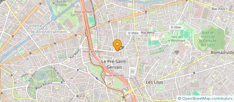 localisation de l'entreprise LE TAVARES à LE PRE-SAINT-GERVAIS