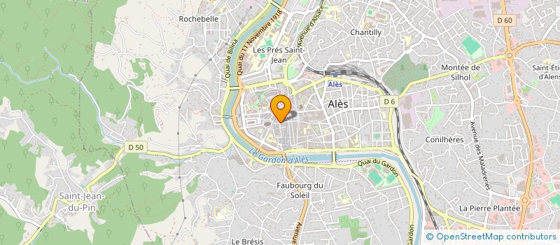 localisation de l'entreprise LE TAVERN' CAFE à ALES
