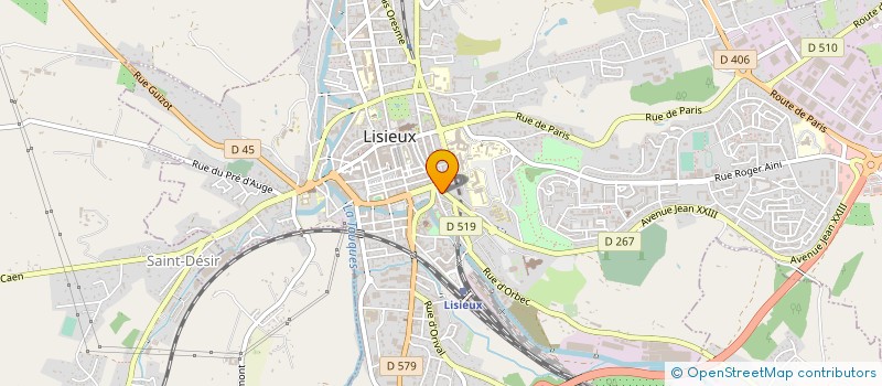 localisation de l'entreprise LE TAVERNEAU à LISIEUX