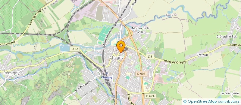 localisation de l'entreprise LE TAXI BOURGUIGNON à CHAGNY