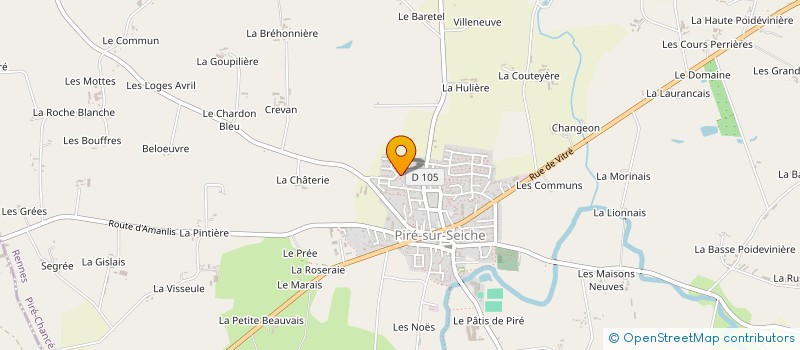 localisation de l'entreprise LE TAXI DE NATHALIE  PIRE-CHANCE