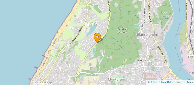 localisation de l'entreprise LE TCHIK'HOUSE  ANGLET