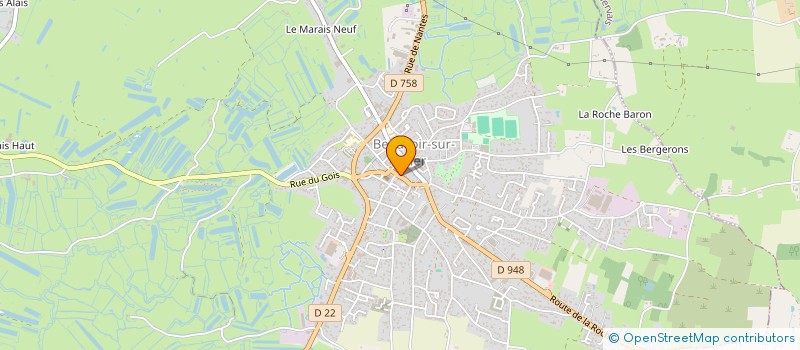 localisation de l'entreprise LE TCHIOT BISTROT à BEAUVOIR-SUR-MER