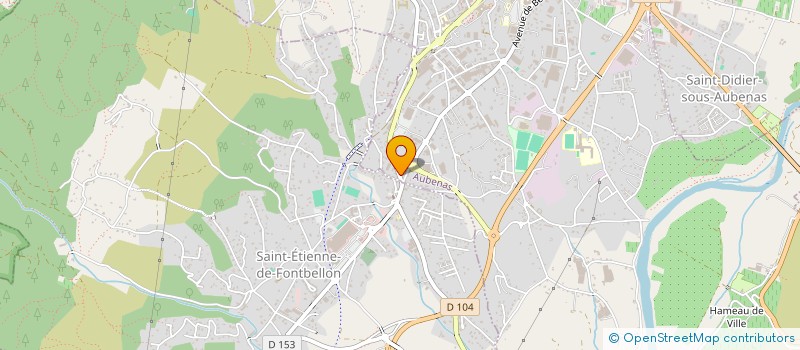 localisation de l'entreprise LE TECK à AUBENAS