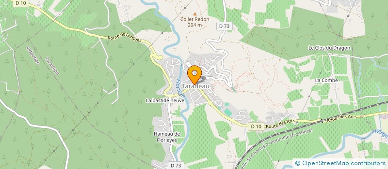 localisation de l'entreprise LE TECKEL UNIQUE  TARADEAU