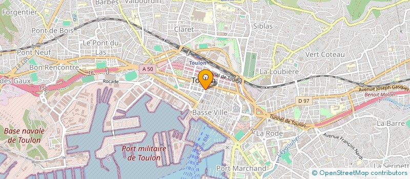 localisation de l'entreprise LE TELEGRAPHE  TOULON