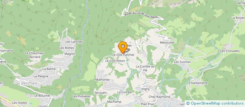 localisation de l'entreprise LE TELEMARK  VERCHAIX