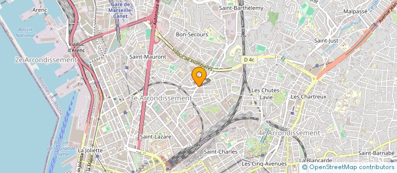 localisation de l'entreprise LE TELEPHONE ROUGE à MARSEILLE