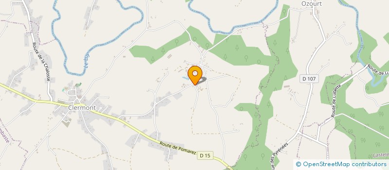 localisation de l'entreprise LE TELEPHONE SANS SOUCI  CLERMONT