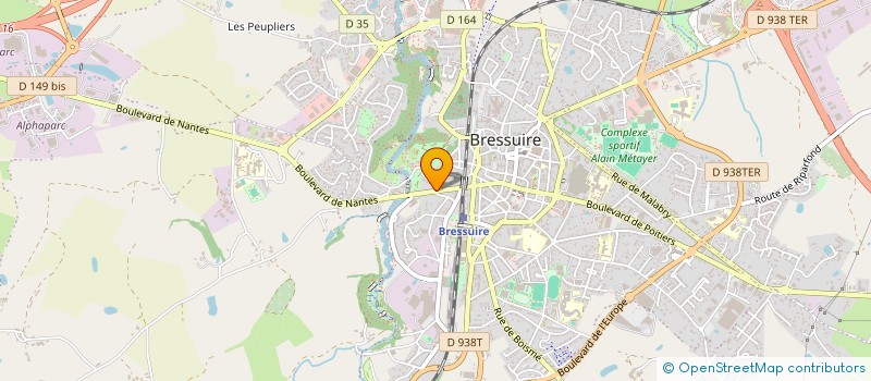 localisation de l'entreprise LE TELESCOOP  BRESSUIRE