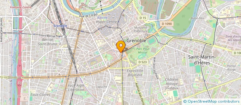 localisation de l'entreprise LE TELEX  GRENOBLE