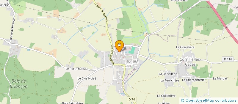 localisation de l'entreprise LE TELICA  LOIRE-AUTHION